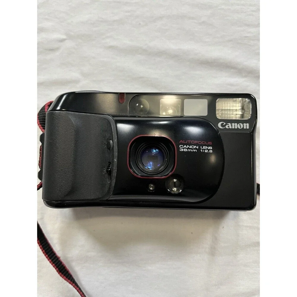 Canon Sure Shot Supreme Autoboy 3 35mm Film Camera 38mm f/2.8 Lens - TESTED